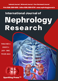 International Journal of Nephrology Research Cover Page